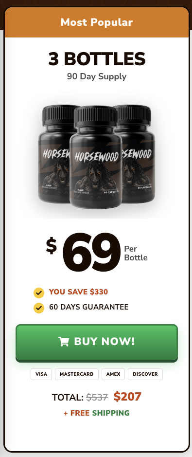 HorseWood package pricing